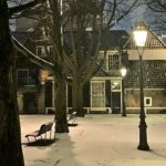 Een winters plaatje van Amstelveld 4-6: mooi in elk seizoen. Foto: Stadsherstel Amsterdam, 2024