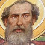 Een van de 12 apostelen van de Posthoornkerk