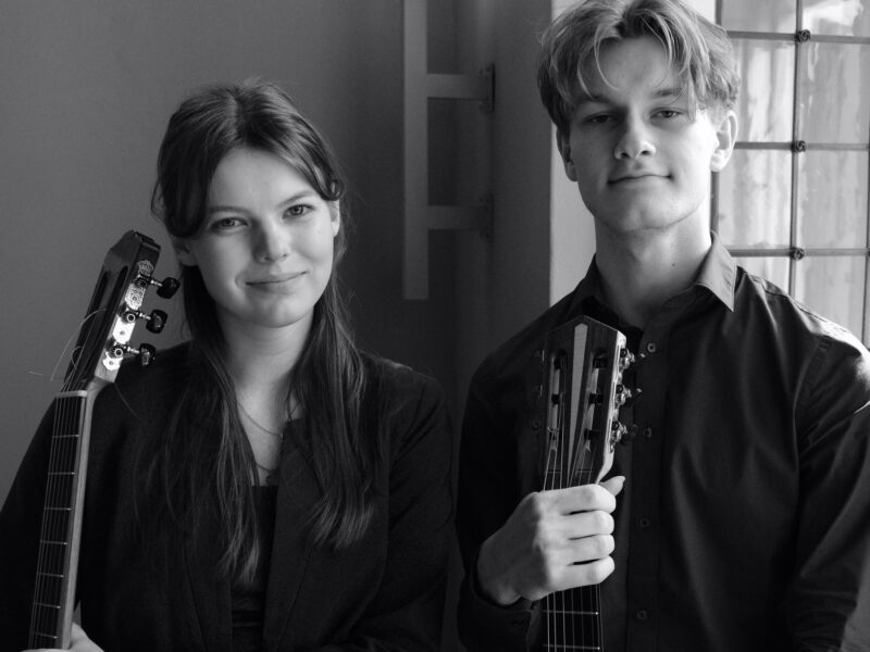 Conservatorium van Amsterdam in de Oosterkerk: Sijbrand Loot (gitaar), Kelly Johannes (gitaar)
