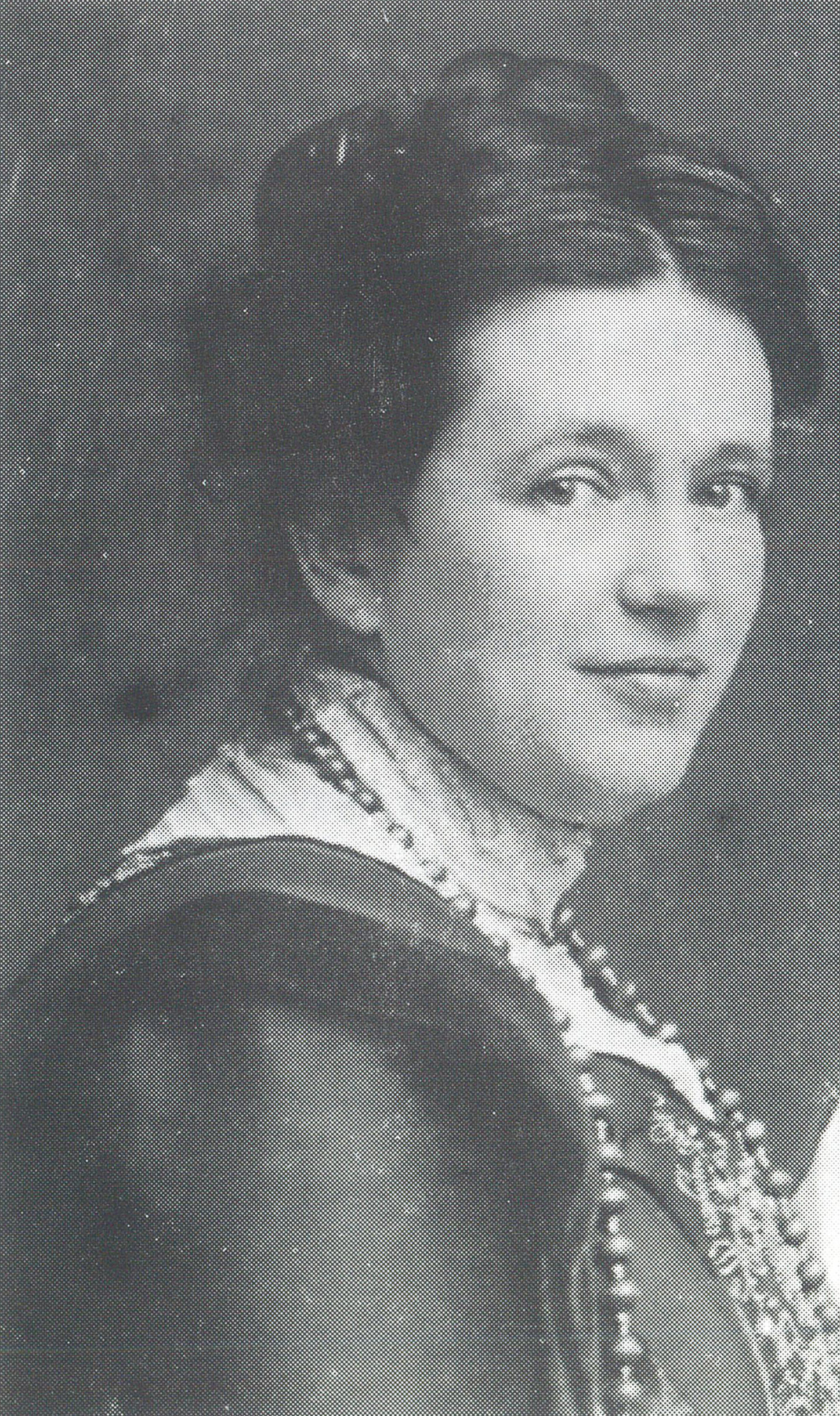 Mevrouw E.J. van Waveren (omstreeks 1913) Bron: Familie archief
